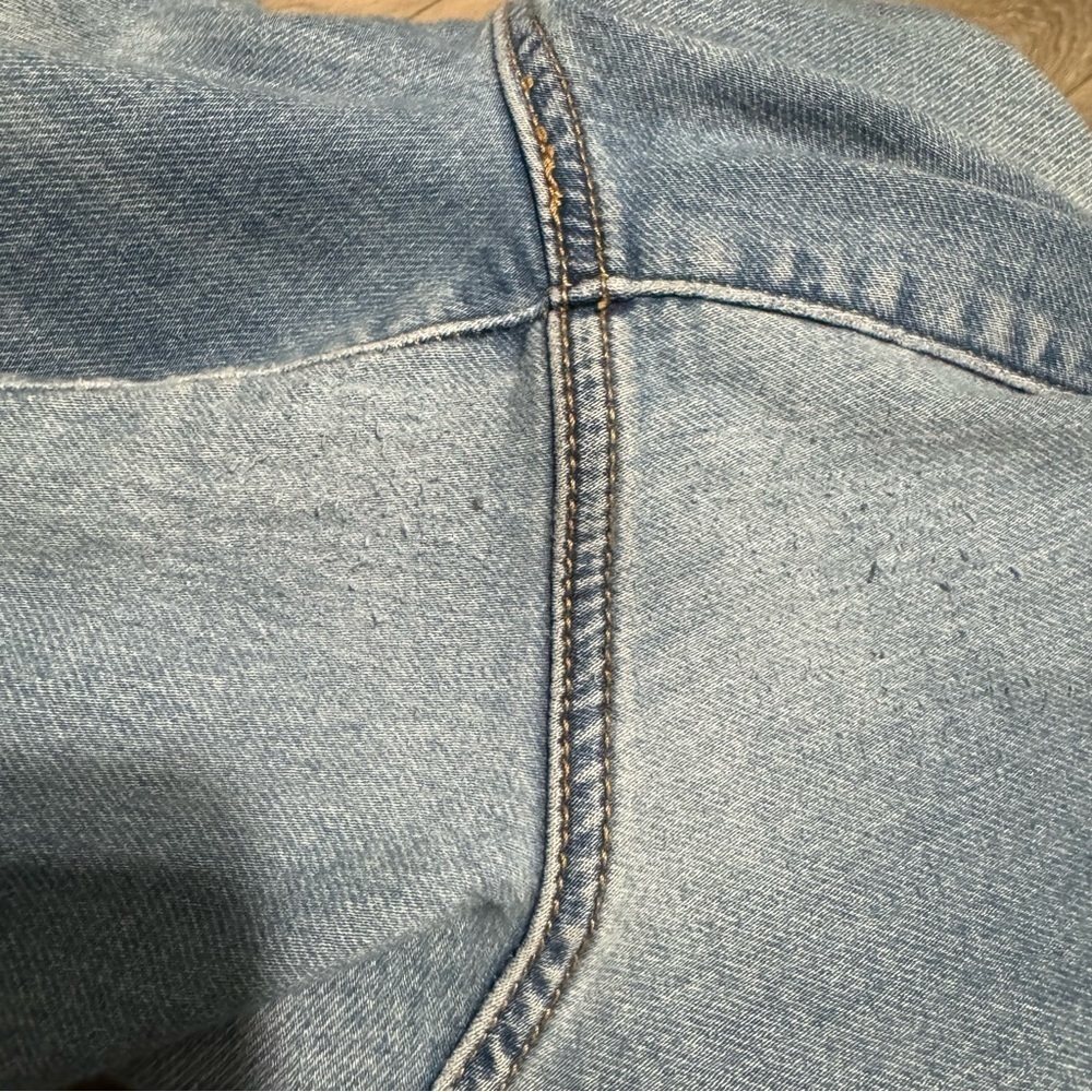 Maternity Pregnancy Blue Washout Soft Denim Skinny Pants Size M Mom to Be - Picture 9 of 10